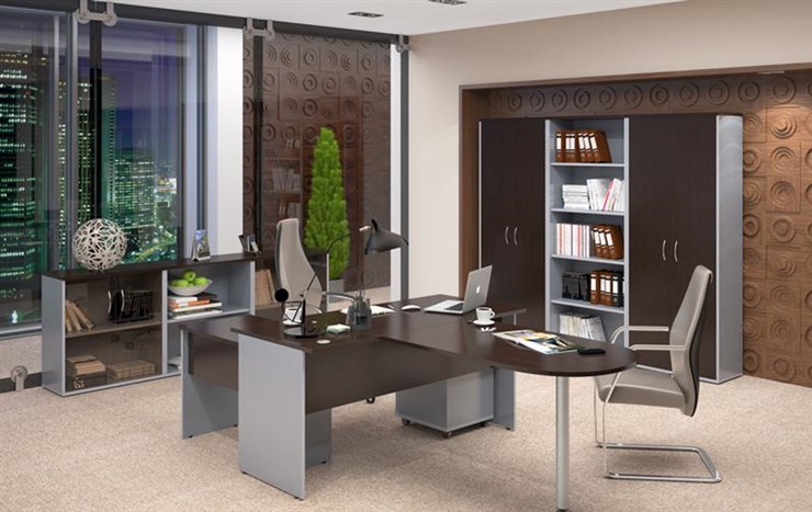 Офисный набор мебели IMAGO четыре рабочих места, стол для переговоров в Кирове - изображение 3